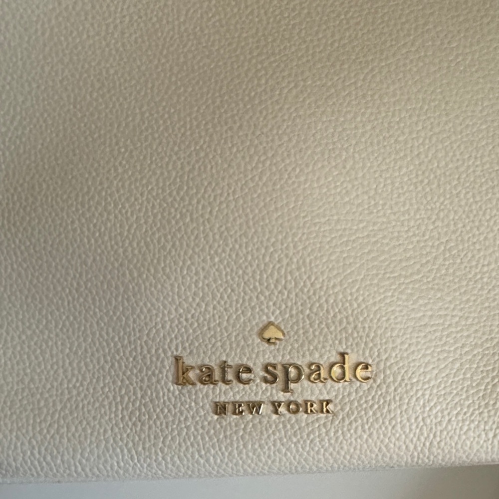 kate spade Rosie Small Leather Crossbody with Striped Tan Strap - Picture 2 of 10